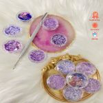 Nhũ rắc khổng tước tím (6 hũ)