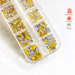 Đá chân keo mix size - vàng