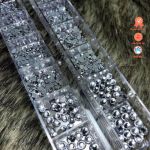 Đá chân keo mix size - trắng