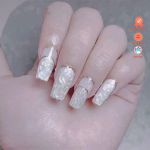 Nhũ ánh ngọc trai vân đá bạc