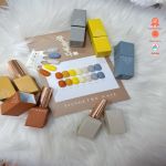 Set sơn TIANGE (7 Chai) - vàng, xám (24)