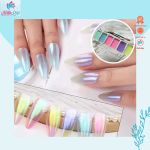 Set tráng gương nén 6 màu neon