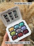 Set gel dặm ombre 9 màu - set C