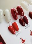 Set sơn đỏ, mắt mèo Andpretty 10 màu