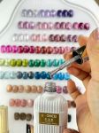 Set sơn mắt mèo kim cương OMEEI ( 36 màu) - Bảng Tròn