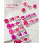 Set sơn tone hồng, mắt mèo, nhũ Danny Coll 22 màu