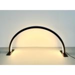 Đèn led bán nguyệt đính đá  Đen