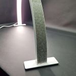 Đèn led bán nguyệt đính đá  Trắng