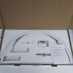 Đèn led bán nguyệt đính đá  Trắng