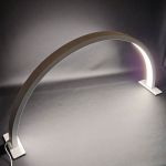 Đèn led bán nguyệt đính đá  Trắng