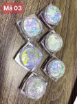 Set nhũ rắc cực quang 6 hũ mã 03